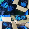 Custom Silicone Pet Hair Remover Gloves Pet Grooming Glove Guantes de mascotas Deshedding Brush Glove with 260 Grooming