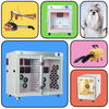 Portable 2000W/2200W/2400W/2800W/3200W Pet Hair Dryer with Stepless Speed And Heat Dog Blow Dryer with 4 Different Nozzles
