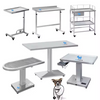Clinic Veterinary Vet Pet Dog Surgical Disposal Instrument Trolley Animal Stainless Steel Operation Operating Treatment Table