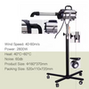 PETSPROOFING Portable Stainless Steel 4 Nozzle Dog And Cat Hair Dryer Adjustable Heat Force Dryer And Water Blower