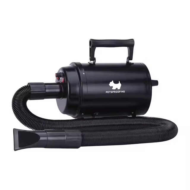 Portable 2000W/2200W/2400W/2800W/3200W Pet Hair Dryer with Stepless Speed And Heat Dog Blow Dryer with 4 Different Nozzles