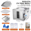 Factory Direct 10-Tray Fruit Drying Machine Industrial Commercial Food Dehydrator for Fruits & Vegetables New 220v