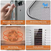 Factory Direct 10-Tray Fruit Drying Machine Industrial Commercial Food Dehydrator for Fruits & Vegetables New 220v