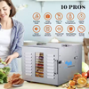 Factory Direct 10-Tray Fruit Drying Machine Industrial Commercial Food Dehydrator for Fruits & Vegetables New 220v