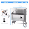 Novelty Designed Eco-Friendly Stainless Steel Dog Grooming Tub Sustainable Pet Cleaning Bathing Washing Products Small Animals