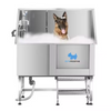 Petsproofing Dog Multifunction Grooming Bath Tub Tubs Stainless Steel Bathtub for Pet SPA Shower Large Dog Grooming Bath Tub