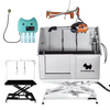 Electrical Lifting Stainless Steel Dog Grooming Bath Tub Dog Washing Station Bathtub Wash Tub for Dogs with Drainage
