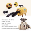 Portable 2000W/2200W/2400W/2800W/3200W Pet Hair Dryer with Stepless Speed And Heat Dog Blow Dryer with 4 Different Nozzles