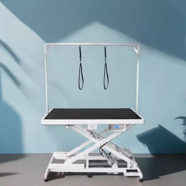 Professional Grade Petsproofing Stainless Steel Electric Lifting Folding Dog Show Pet Grooming Table Scissors Beauty Equipment