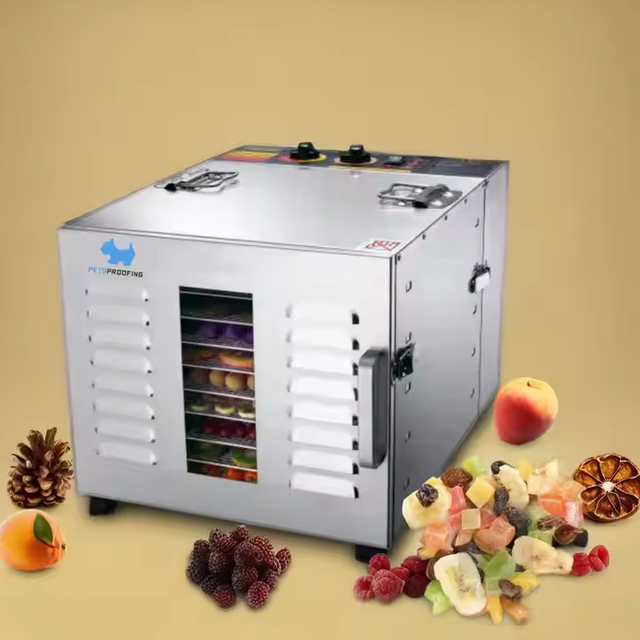 Factory Direct 10-Tray Fruit Drying Machine Industrial Commercial Food Dehydrator for Fruits & Vegetables New 220v