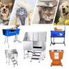 Pet Grooming Hospital Care Salon Portable 62 Inch Stainless Steel 304 Pet Wash Station Dog Spa Shower Bath Tub Bathtub
