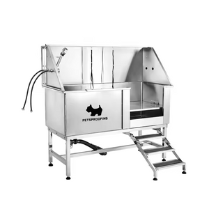Pet Grooming Hospital Care Salon Portable 62 Inch Stainless Steel 304 Pet Wash Station Dog Spa Shower Bath Tub Bathtub