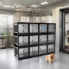 Petsproofing High Quality Stainless Steel Multifunctional Indoor Pet Cage for Vet Clinics Hospitals Dog Owners