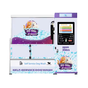 PETSPTOOGING Automatic Vending Pet Wash Station Cleaning Grooming Dog Bath Washing Machine Coin Operated