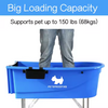Novelty Designed Collapsible Foldable Stainless Steel ABS Plastic Dog Pet Commercial Shower Spa Bath Bathtub Grooming Wash Tub
