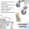 Clinic Veterinary Vet Pet Dog Surgical Disposal Instrument Trolley Animal Stainless Steel Operation Operating Treatment Table