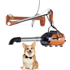 PETSPROOFING Portable Stainless Steel 4 Nozzle Dog And Cat Hair Dryer Adjustable Heat Force Dryer And Water Blower