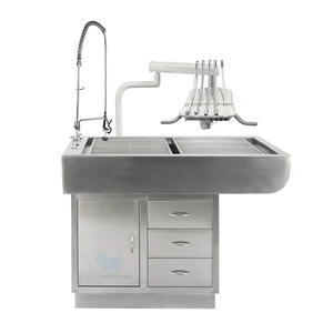 Operating Wet Table Veterinary With Drawers 304 Stainless Steel