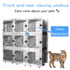 Petsproofing High Quality Stainless Steel Multifunctional Indoor Pet Cage for Vet Clinics Hospitals Dog Owners