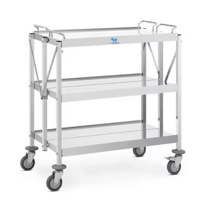 Clinic Veterinary Vet Pet Dog Surgical Disposal Instrument Trolley Animal Stainless Steel Operation Operating Treatment Table