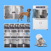 Petsproofing Modular Combination Type Veterinary Cage Stainless Steel VET Dog Cage for Pet Hospital Clinic Cage