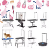 Petsproofing Large Foldable Stainless Steel Height Adjustable Dog Cat Pet Grooming Table for Pet Salon