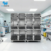 High End Dnd High-quality Pet Beauty Salon Hospital Dogs Application Stainless Steel Pet Cages Removable Tray Carriers Houses Veterinary Cages With Wheels