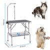 Petsproofing Stainless Steel Folding Adjustable Height Vet Pet Dog Beauty Grooming Table for Sale