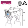 Novelty Designed Collapsible Foldable Stainless Steel ABS Plastic Dog Pet Commercial Shower Spa Bath Bathtub Grooming Wash Tub