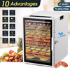 Digital Commercial Food Dehydrator Fruit Drying Oven Commercial Vegetable Dryer Machine Fruit Dehydration Machinery for Sale