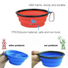 Petsproofing Foldable Collapsible Silicone Portable Personalized Pet Dog Cat Water Food Bowl Bowls Feeder for Cats Dogs