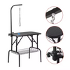Petsproofing Large Foldable Stainless Steel Height Adjustable Dog Cat Pet Grooming Table for Pet Salon