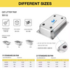 Eco Friendly Custom-made Portable Non-slip Xl Stainless Steel Cat Litter Toilet Box Metal Reduce Smell Cat Litter Trays for Cats
