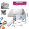 Pet Cleaning & Bathing Products Multifunction Stainless Steel Dog Washing Station with Ramp Faucet Dog Grooming Bath Tub