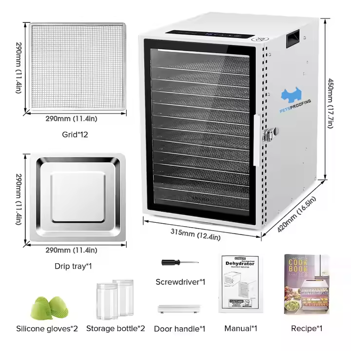 Dehydrated food storage and preservation techniques