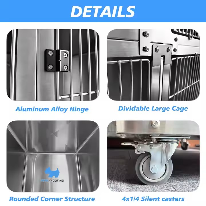 Veterinary Pet Cage Design Features