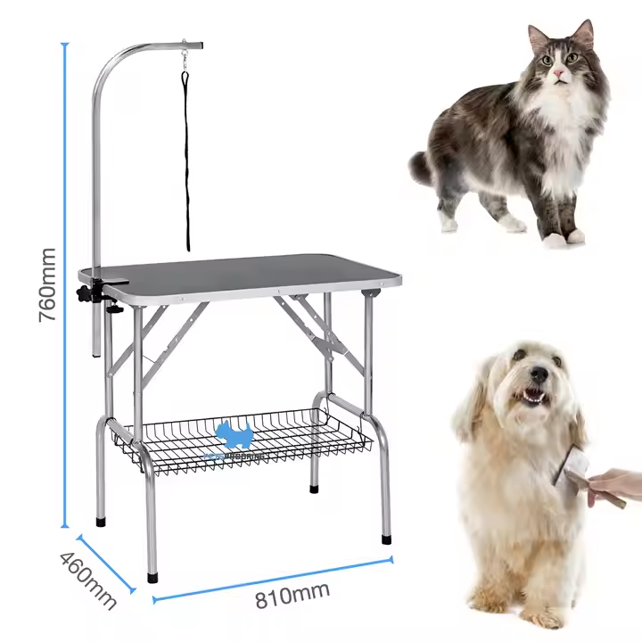 Dog grooming setup